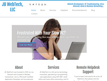 Tablet Screenshot of jbwebtech.net